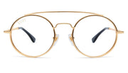 50-50 XL 24K Gold Clear Lens Glasses