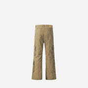 Multi-Pockets Cargo Carpenter Wide Leg Pant