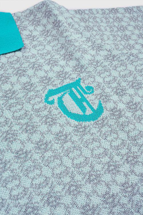 Racket Club Buttonless Crochet Polo
