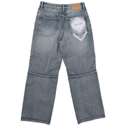 FAST LIFE WASHED DENIM Y2K PANTS