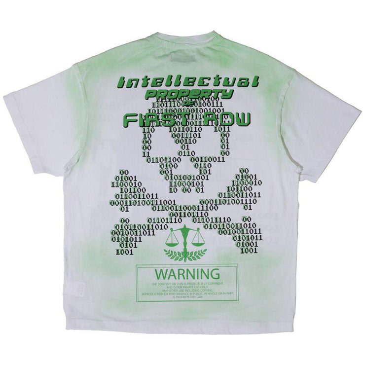 INTELLECTUAL PROPERTY SPRAYED TEE