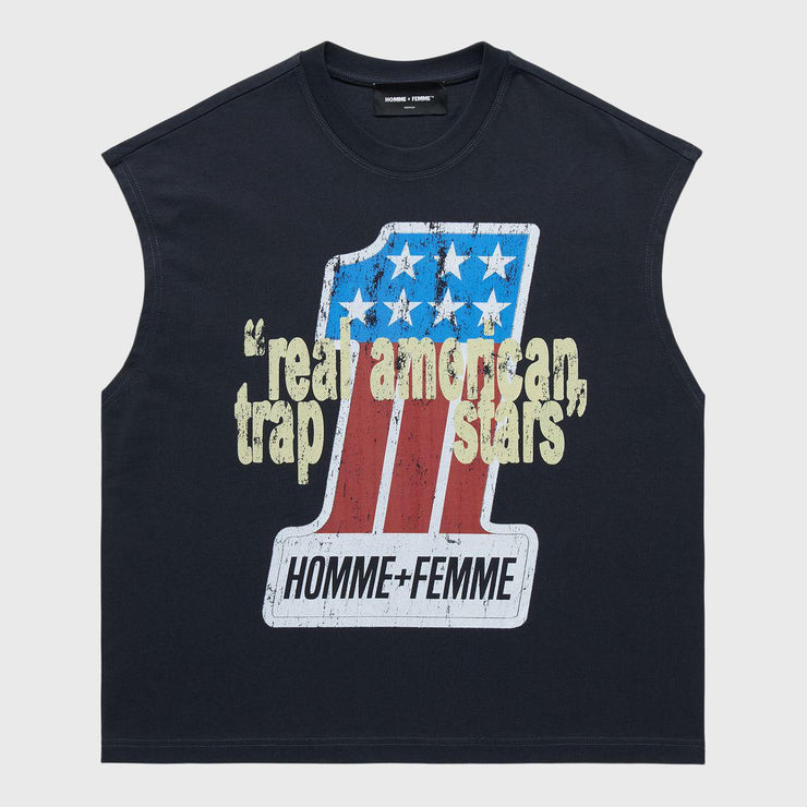 Trap Star Cutoff Tee