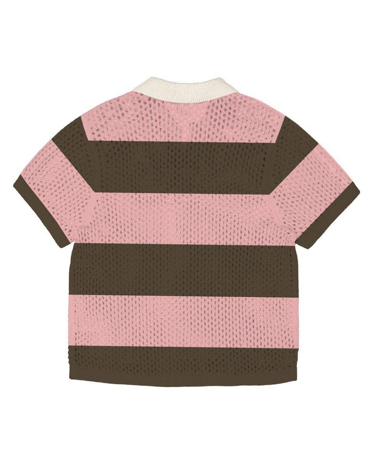 Crochet Knit Polo