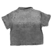 Paisley' Denim Black Shirt