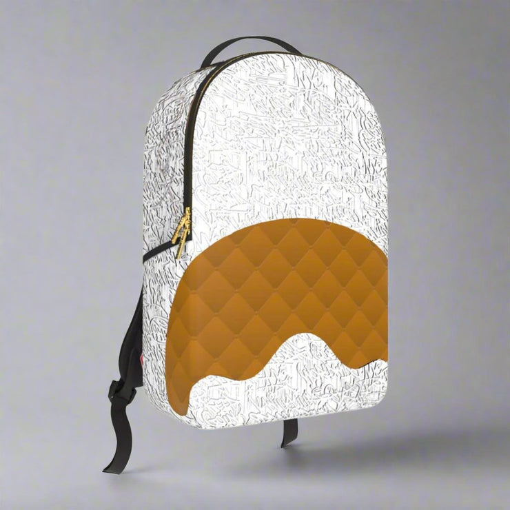 PARIS EMBOSSED COGNAC DLXSV BACKPACK