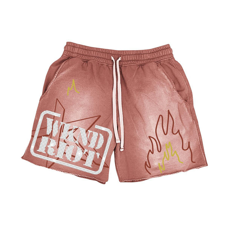 NO FEAR PEACH TERRY SHORT