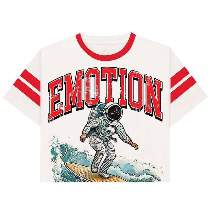 "Beach" Cropped tee