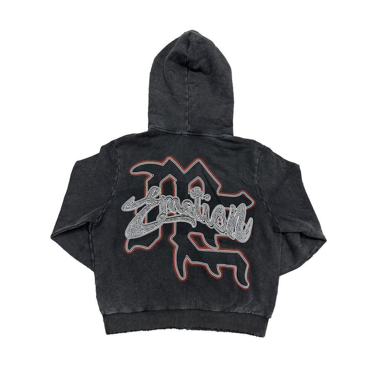 Rhinestone"   MIXED EMOTION Hoodie