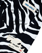 ZEBRA MESH SHORTS