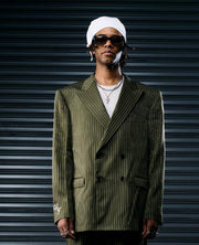 Classic Pinstripe Blazer