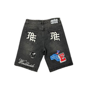 Danger' Patch Shorts