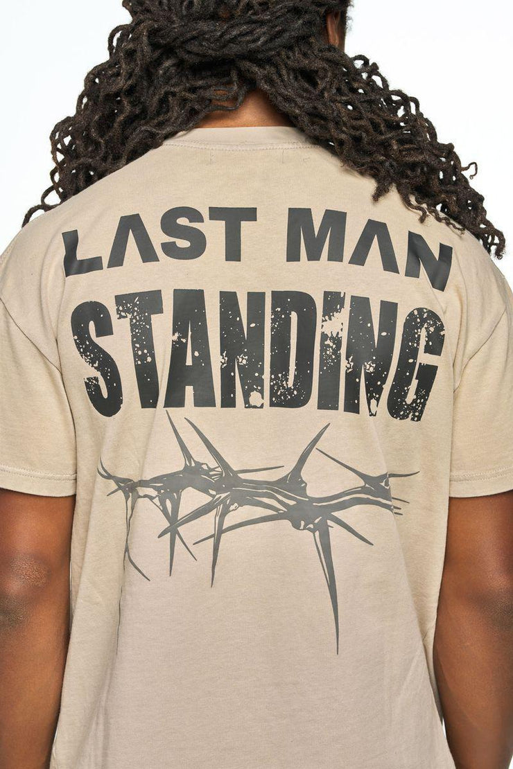 LEFT STANDING" GREY SS TEE