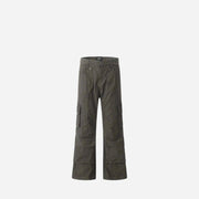 Multi-Pockets Cargo Carpenter Wide Leg Pant