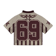 VARSITY JERSEY BURGUNDY
