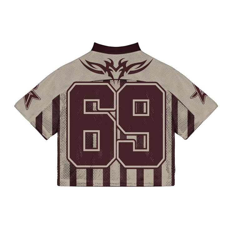 VARSITY JERSEY BURGUNDY