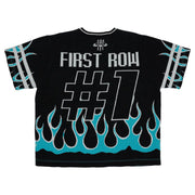 FLAME VARSITY JACQUARD KNIT TEE