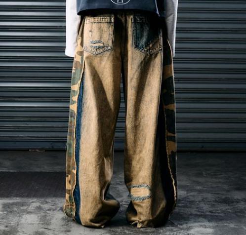 Camo Panel Denim