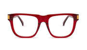 Ocean Ruby & 24K Gold Clear Lens Glasses