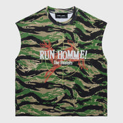 Deer Country Cut Off Tee Camo