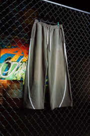 A Logo Wide Leg Sweats