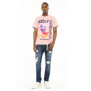 SHORT SLEEVE HEAVY WEIGHT CREW NECK "CULT RECORDS" TEE