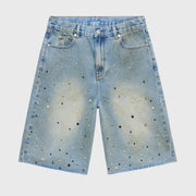 GEMSTONE DENIM SHORTS