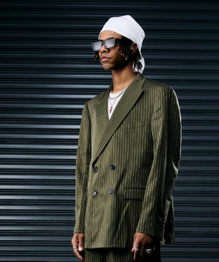 Classic Pinstripe Blazer