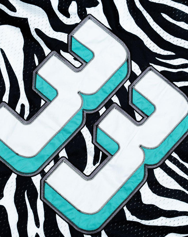 ZEBRA MESH JERSEY
