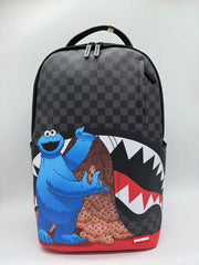 SESAME STREET COOKIE MONSTER SNEAKING A BITE DLXSV BACKPACK (B7141)