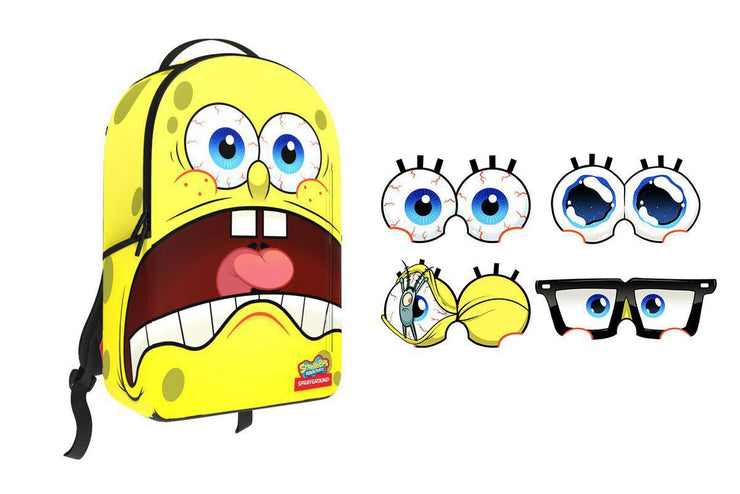 SPONGEBOB REMOVABLE EYES DLXR BACKPACK (B7302)