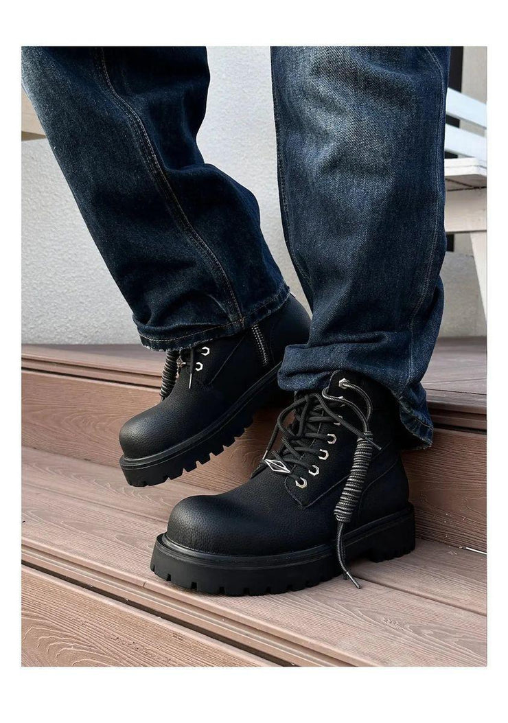 Casual Retro Workwear Boots