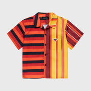 Stripe Split Button Down