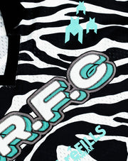 ZEBRA MESH JERSEY