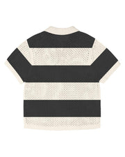 Crochet Knit Polo