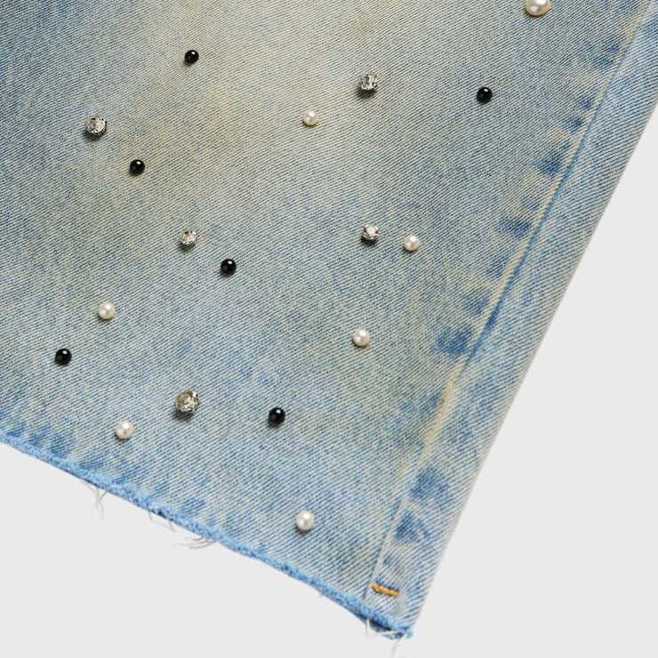 GEMSTONE DENIM SHORTS