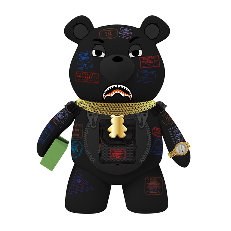 MONEYBEAR BACKPACK: JAMES PASSPORT BEAR