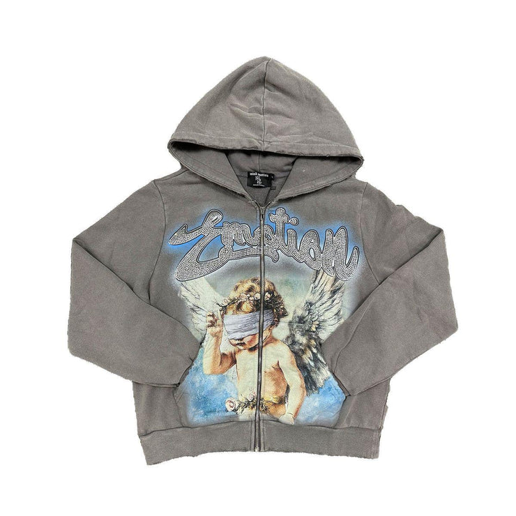 Rhinestone“  MIXED EMOTION HOODIE