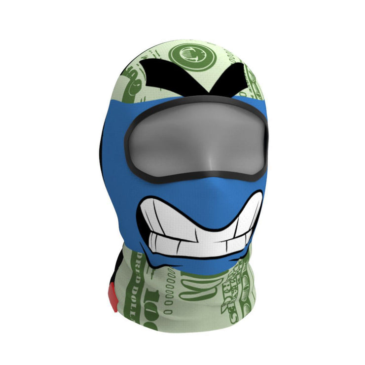 BIG MONEY BOY FACE BLUE SKI MASK