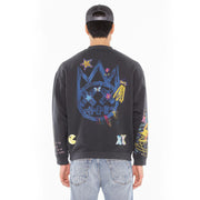 NOVELTY FLEECE CREW SWEATSHIRT