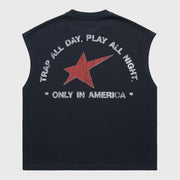 Trap Star Cutoff Tee