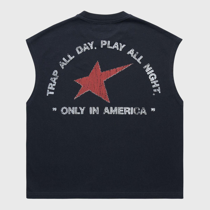 Trap Star Cutoff Tee