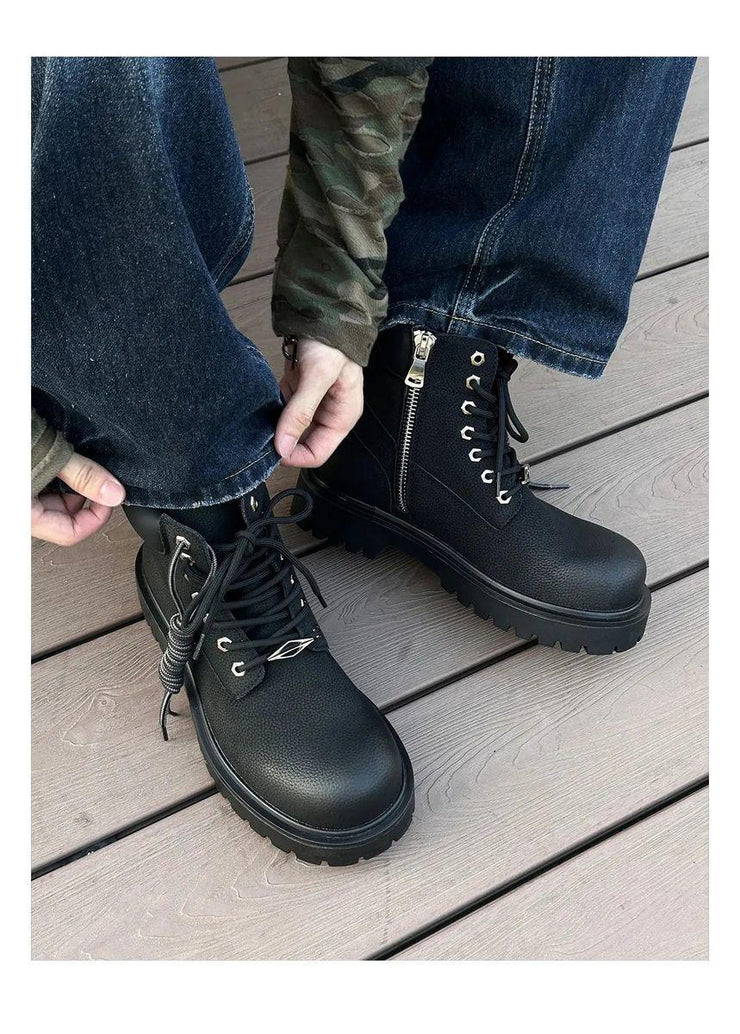 Casual Retro Workwear Boots