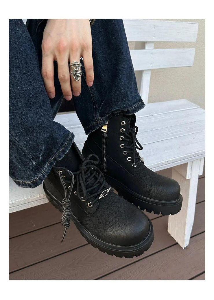 Casual Retro Workwear Boots