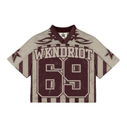 VARSITY JERSEY BURGUNDY